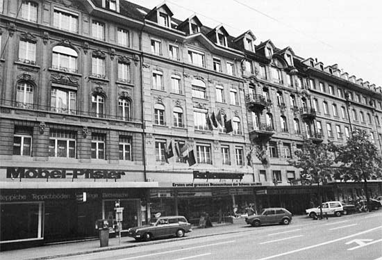 Umbau Eschenmoser in Bern, Basel, Zürich und Genf
